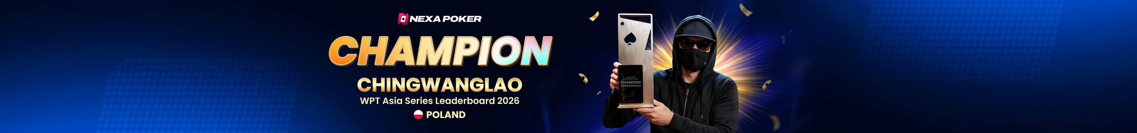 WPT Asia Series Leaderboard Champion CHINGWANGLAO Interview