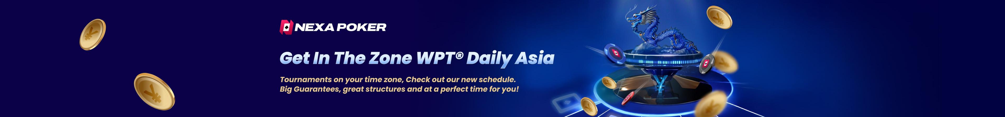 Get In The Zone - WPT® Daily Asia